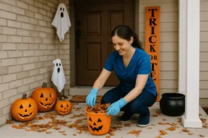 How to Clean Up After a Trick-or-Treat Invasion